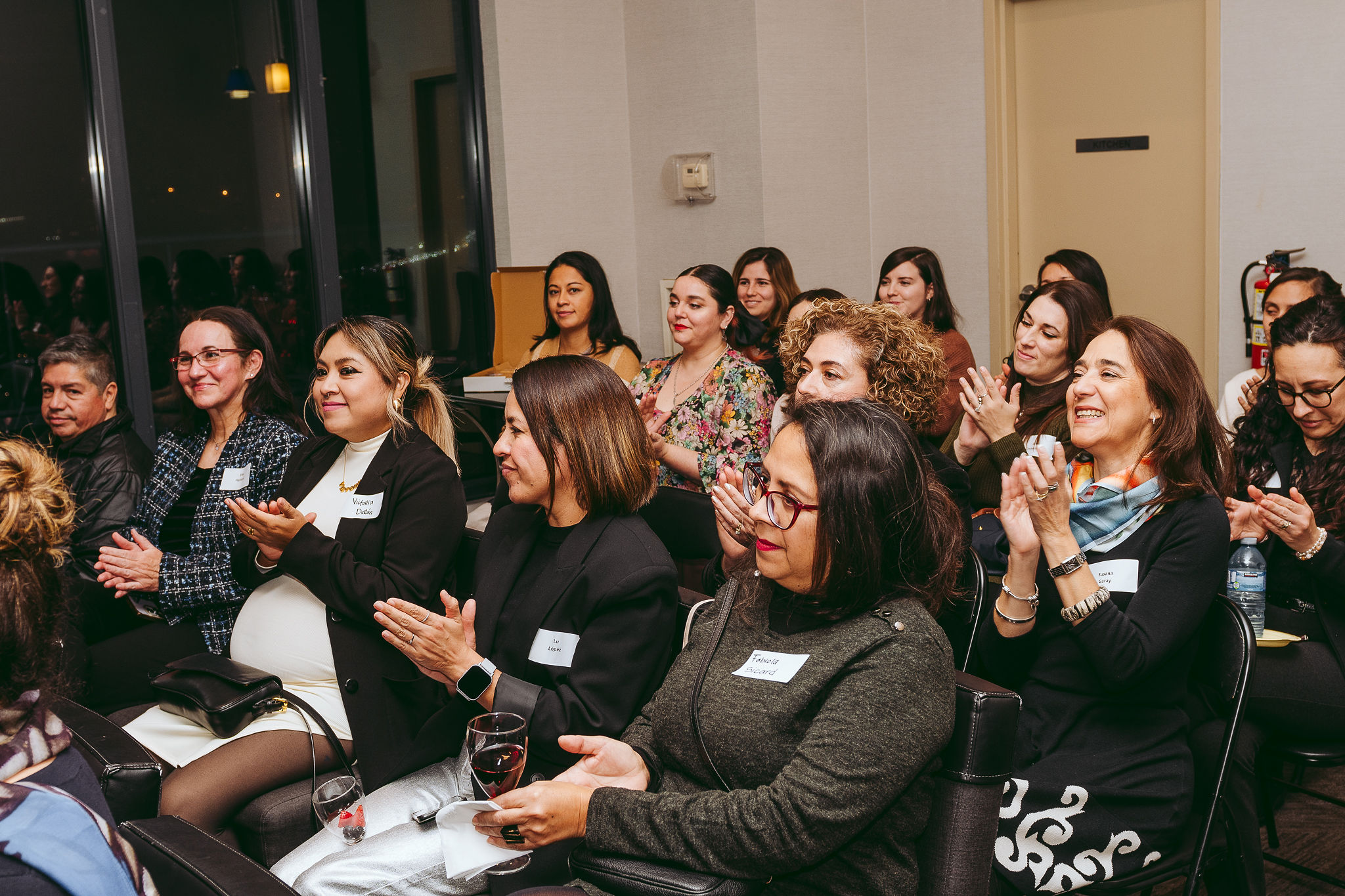 Women entrepreneurs collaborating around a table